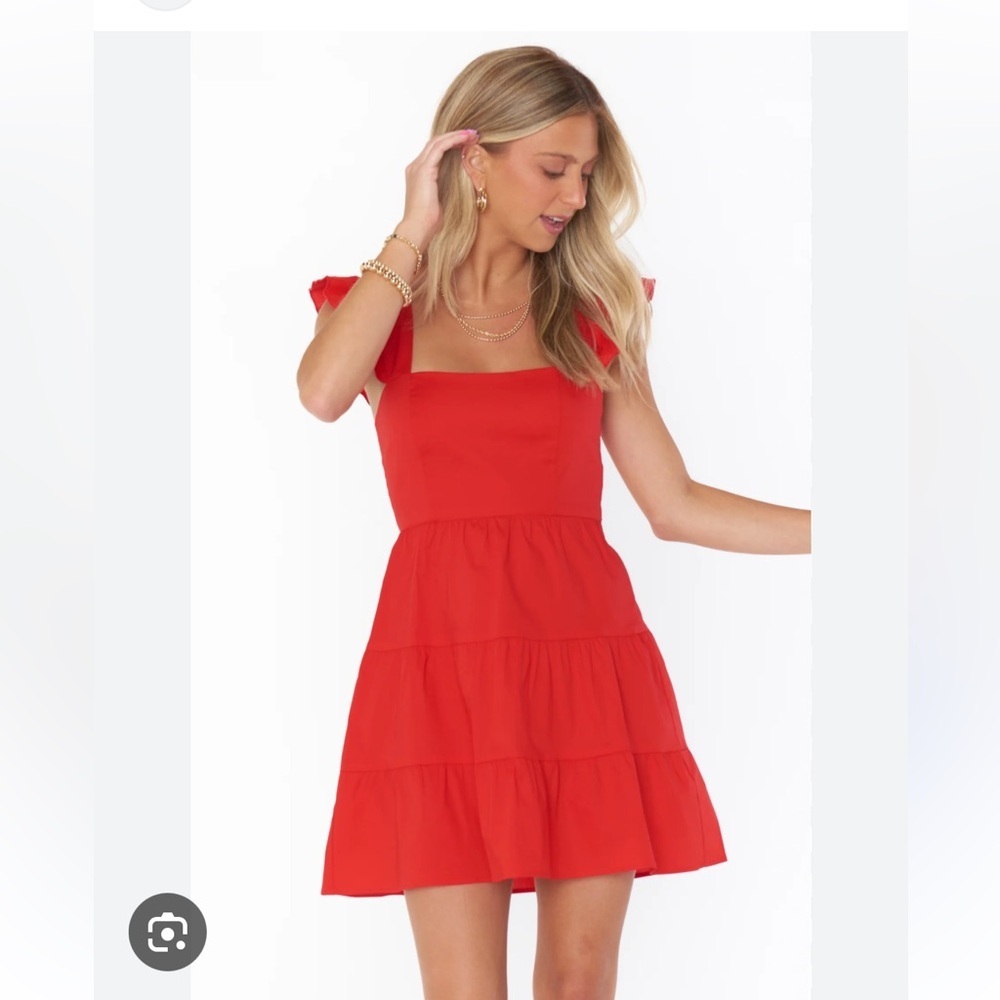 Show Me Your Mumu lovely mini dress cherry poplin